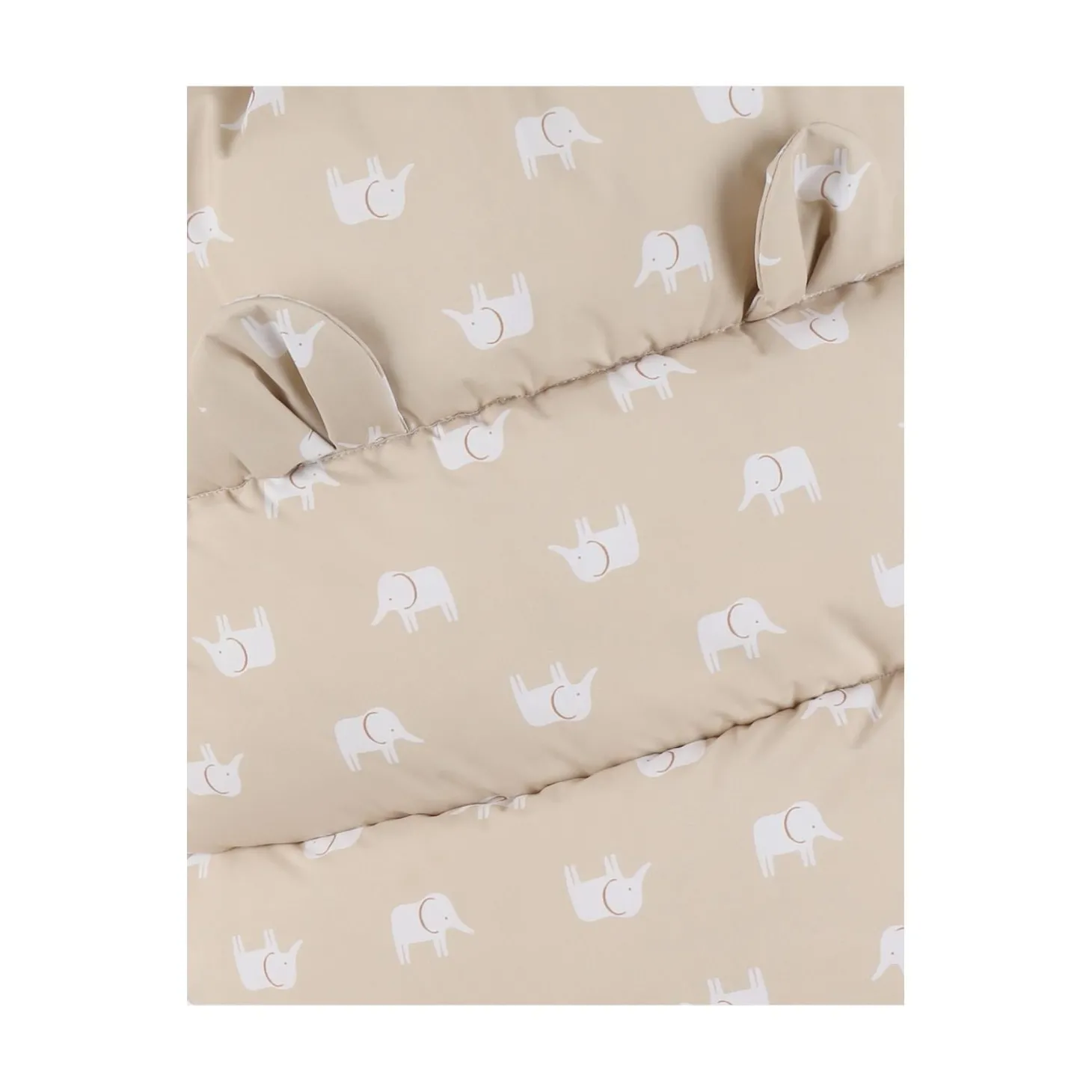 Noukie's Chancelière étanche motif éléphant M&M25 Beige 50x80 cm
