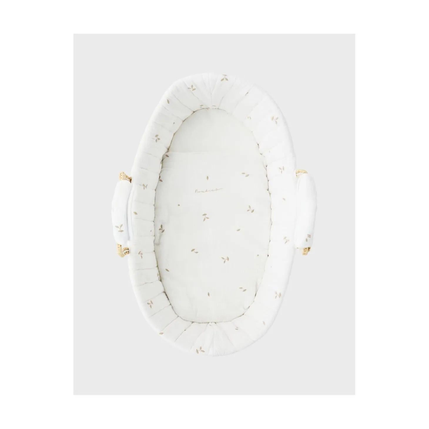 Noukie's Couffin mousseline brodée F&O Ecru
