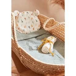 Noukie's Coussin de tête avec avec 2 housses bio Mix & Match Rose