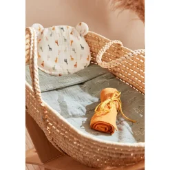 Noukie's                    Coussin de tête avec avec 2 housses bio Mix & Match    Rose