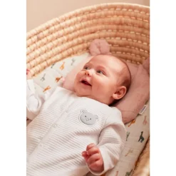 Noukie's                    Coussin de tête avec avec 2 housses bio Mix & Match    Rose