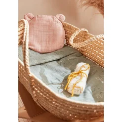 Noukie's                    Coussin de tête avec avec 2 housses bio Mix & Match    Rose