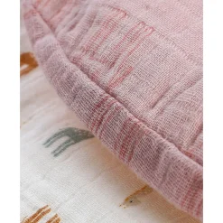 Noukie's                    Coussin de tête avec avec 2 housses bio Mix & Match    Rose