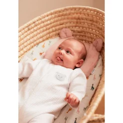Noukie's                    Coussin de tête avec avec 2 housses bio Mix & Match    Rose