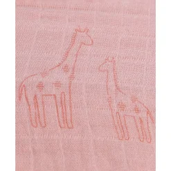 Noukie's                    Coussin de tête avec avec 2 housses bio Mix & Match    Rose