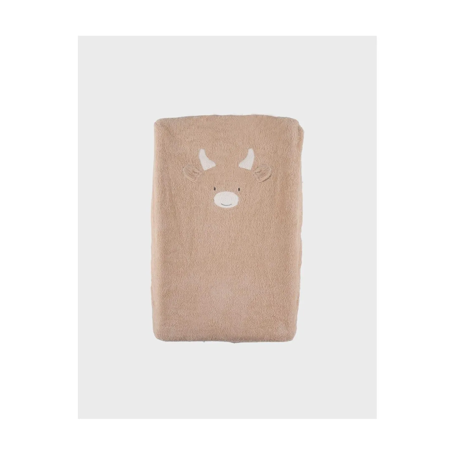 Noukie's Coussin à langer + Housse éponge Fluffy F&O Beige 45x67 cm