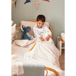 Noukie's                    Coussin Tricot Bio Tiga & Stegi    Vert            36x36 cm