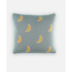 Noukie's                    Coussin Tricot Bio Tiga & Stegi    Vert            36x36 cm