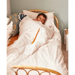 Noukie's                    Coussin Tricot Bio Tiga & Stegi    Vert            36x36 cm