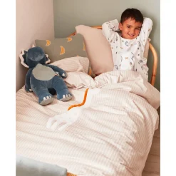 Noukie's                    Coussin Tricot Bio Tiga & Stegi    Vert            36x36 cm