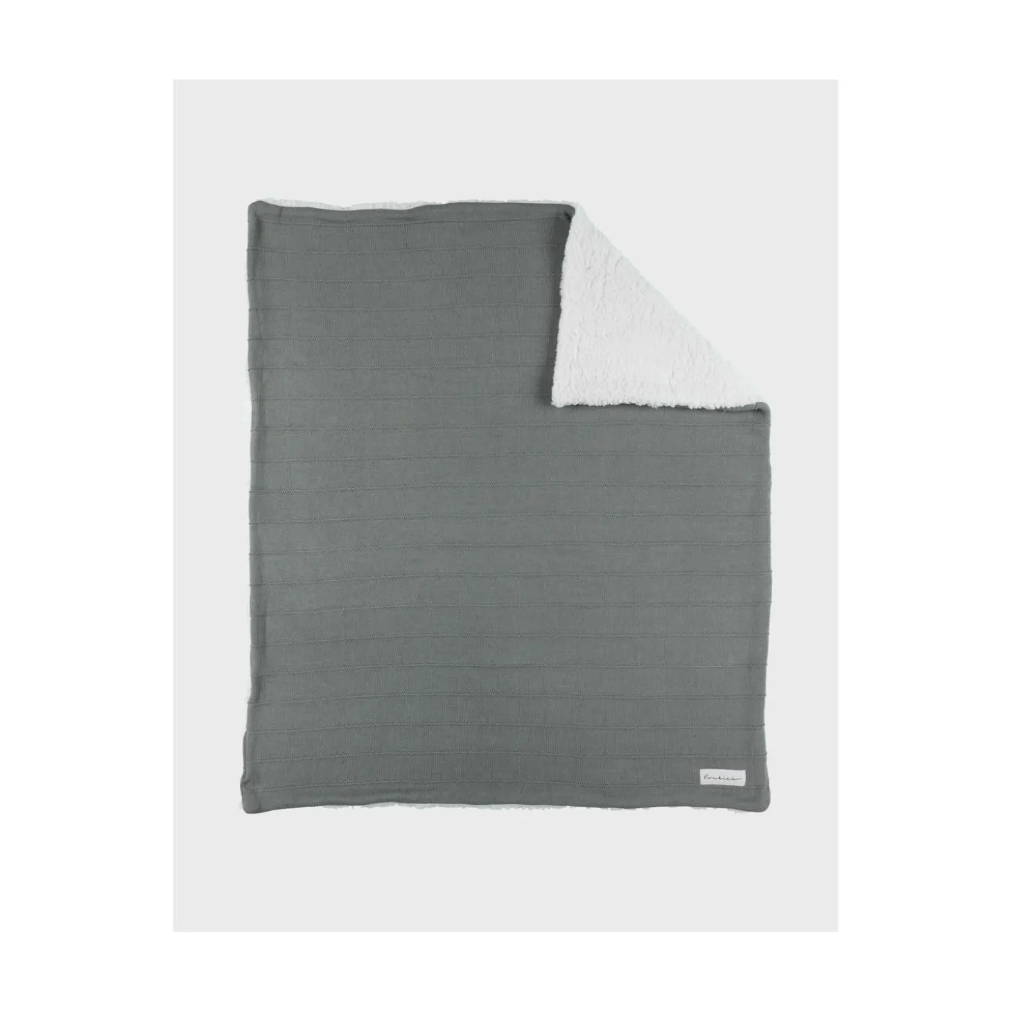 Noukie's Couverture en coton bio M&M25 Kaki 75x100 cm
