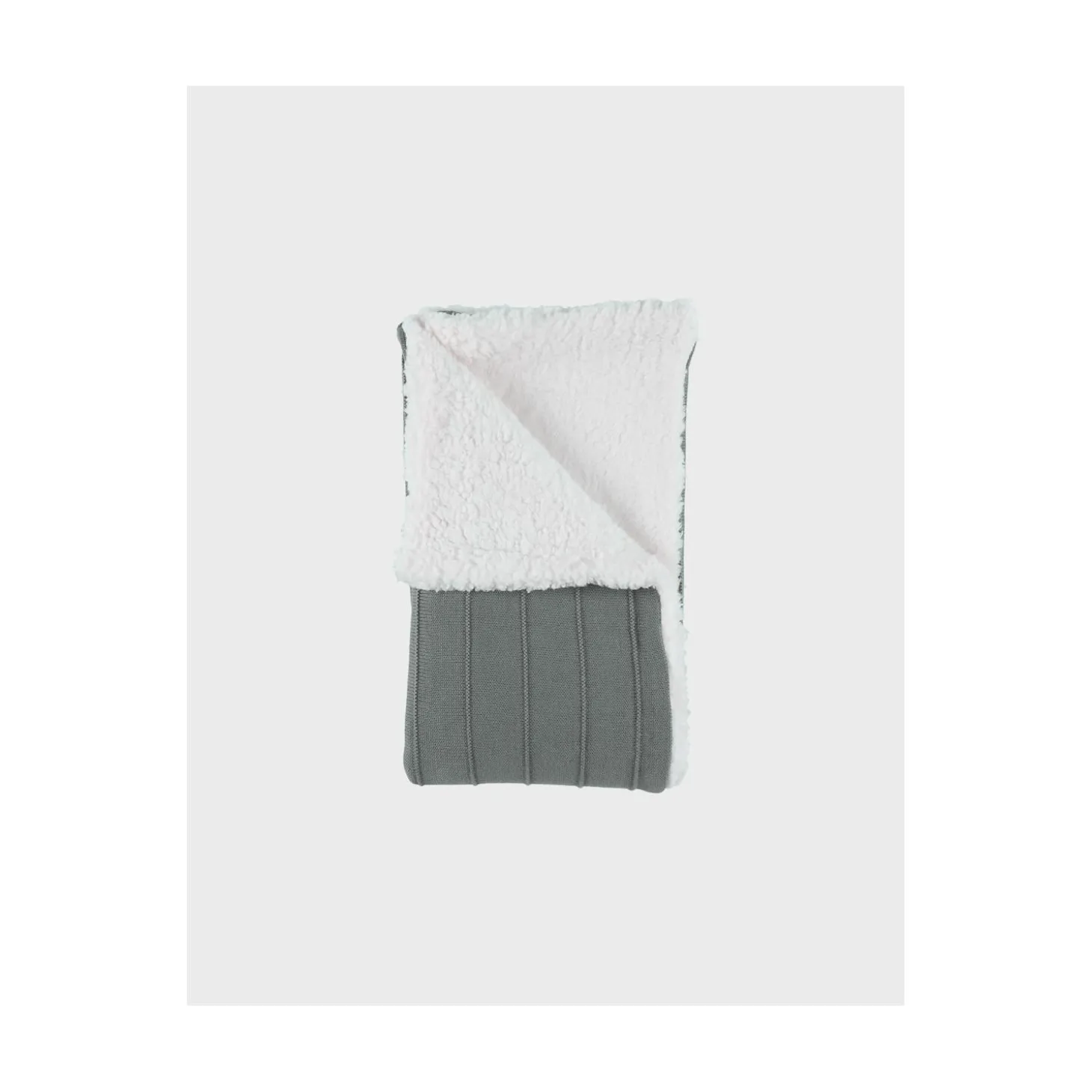 Noukie's Couverture en coton bio M&M25 Kaki 75x100 cm