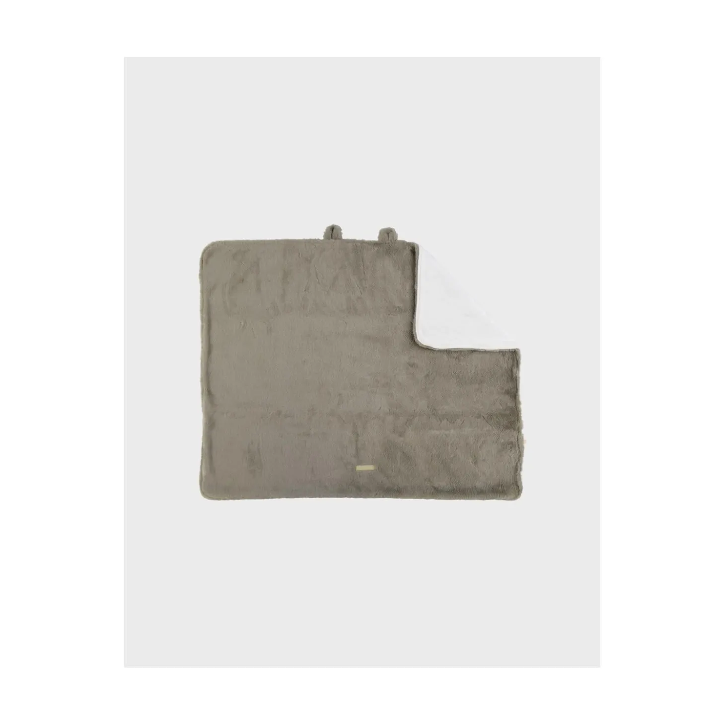 Noukie's Couverture fausse fourrure M&M25 Kaki 75x100 cm