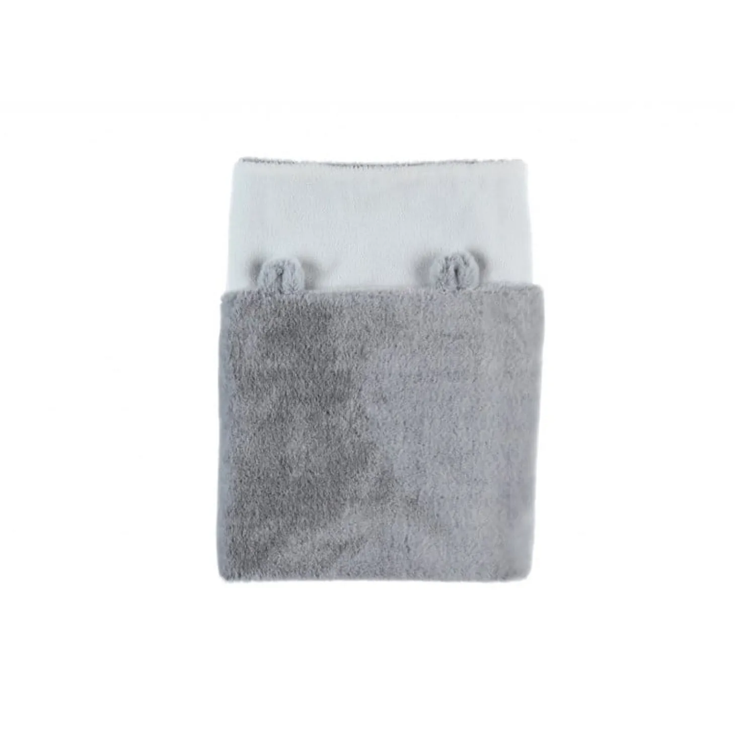Noukie's Couverture long poil Mix and Match Gris 75x100 cm