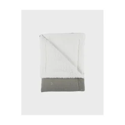 Noukie's                    Couverture mousseline brodée & sherpa F&O    Kaki            100x140 cm