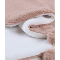 Noukie's                    Couverture ouatinée en fausse fourrure M&M24    Rose            75x100 cm