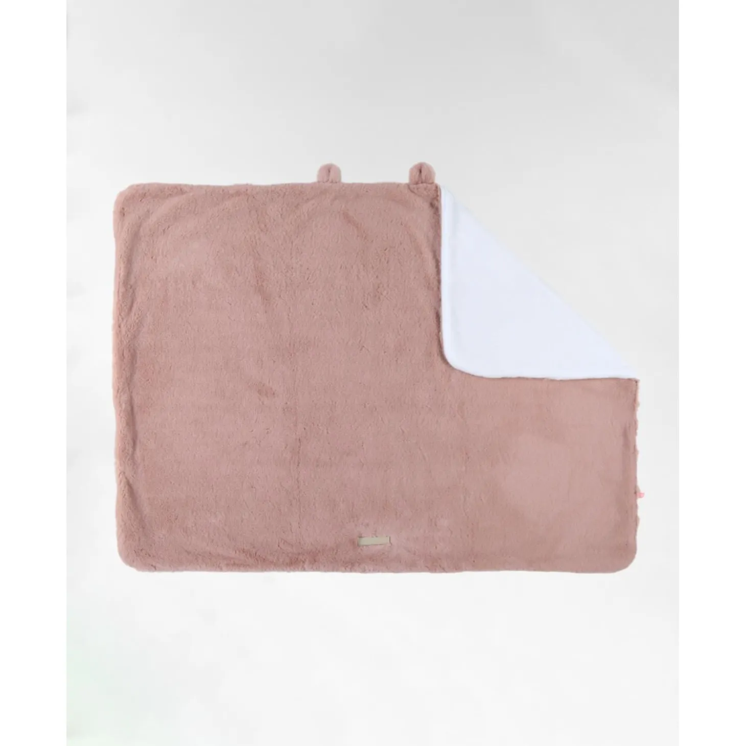 Noukie's Couverture ouatinée en fausse fourrure M&M24 Rose 75x100 cm