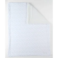 Noukie's                    Couverture ouatinée jersey sherpa romance M&M24    Blanc            75x100 cm