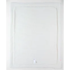 Noukie's Couverture ouatinée jersey sherpa romance M&M24 Blanc 75x100 cm