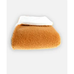 Noukie's Couverture sherpa Mix and Match Camel 75x100 cm