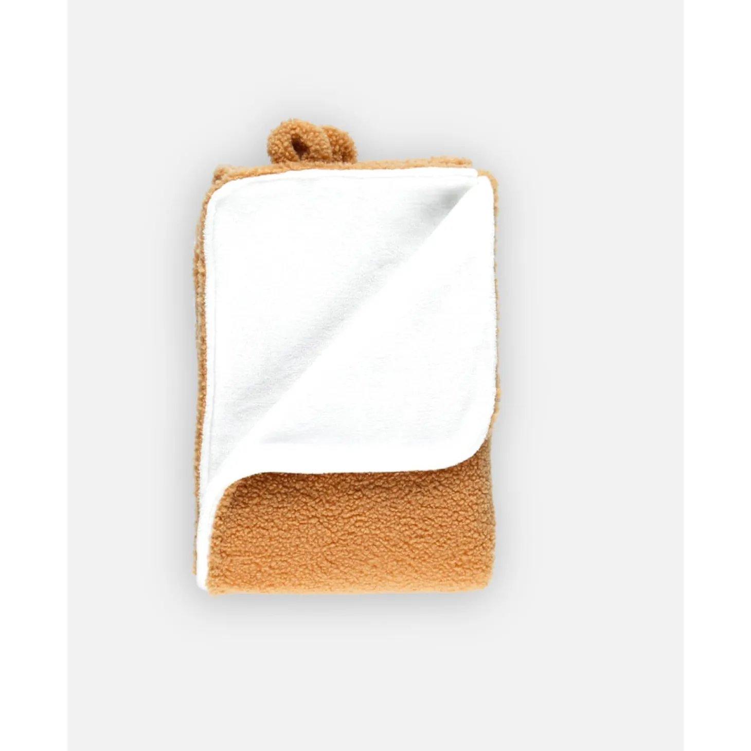 Noukie's Couverture sherpa Mix and Match Camel 75x100 cm