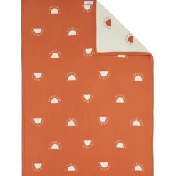 Noukie's                    Couverture tricot Babou et Kendi    Caramel            75x100 cm