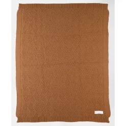 Noukie's                    Couverture tricot M&M24    Sweet Caramel            75x100 cm