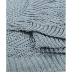 Noukie's Couverture tricot M&M24 Ice Blue 75x100 cm