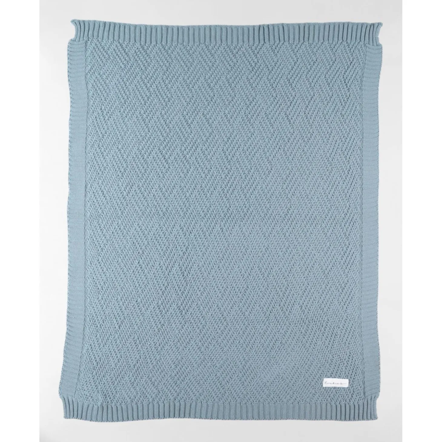 Noukie's Couverture tricot M&M24 Ice Blue 75x100 cm