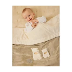 Noukie's Couverture Veloudoux Fluffy F&O Beige 100x140 cm