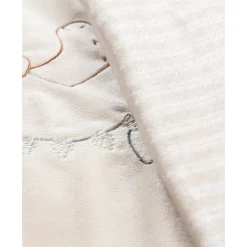 Noukie's Couverture Veloudoux Tiga & Stegi Beige 75x100 cm