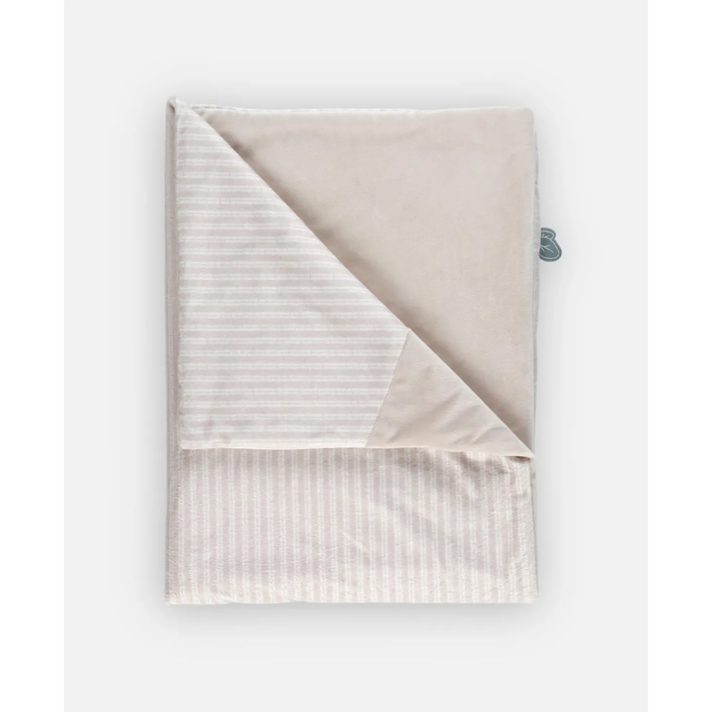 Noukie's Couverture Veloudoux Tiga & Stegi Beige 75x100 cm