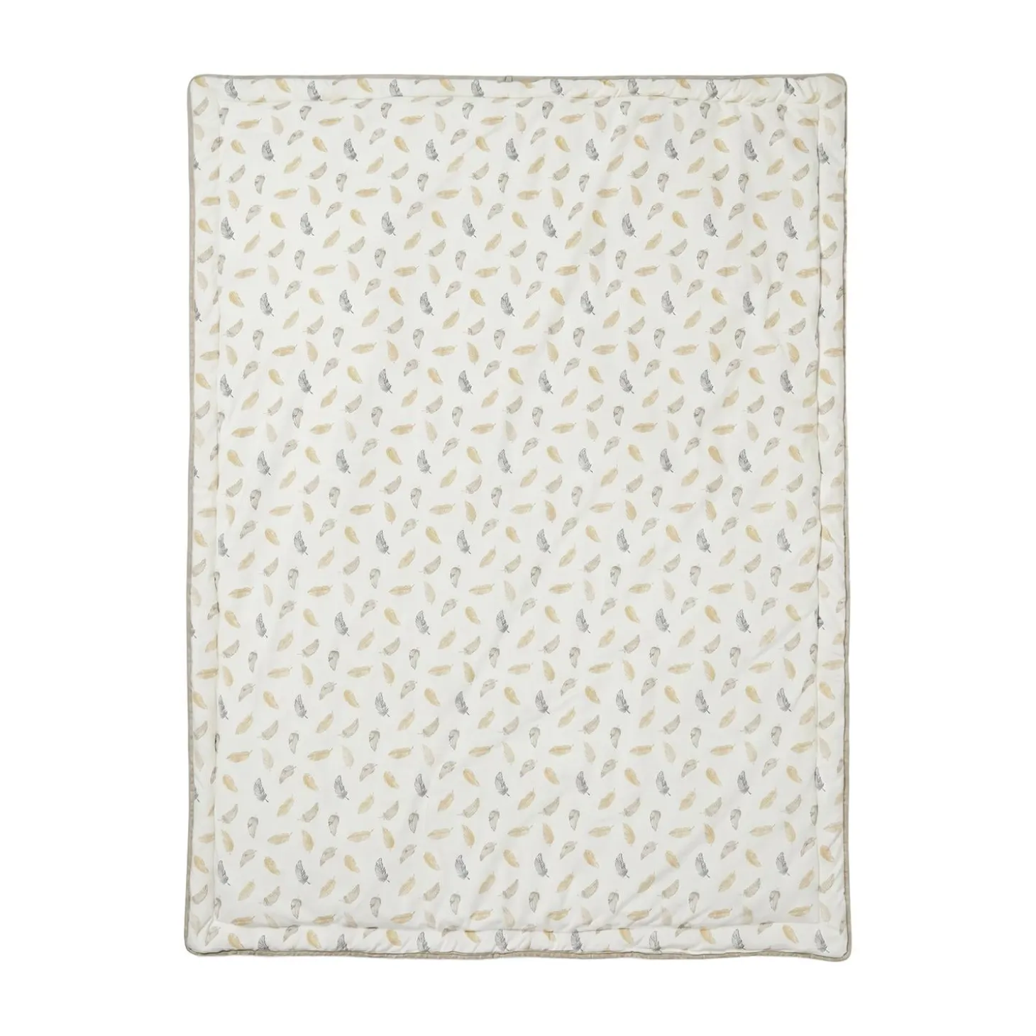 Noukie's Couverture Veloudoux Plumes de Lune Beige 100x140 cm