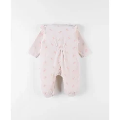 Noukie's                    Dors bien velours AOP Popsie    Rose            6 mois
