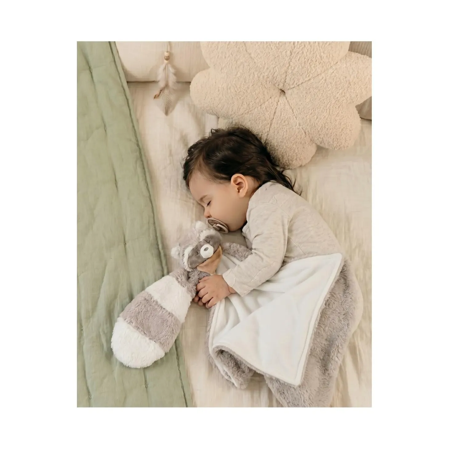 Noukie's Doudou couverture Veloudoux Raku R&L Beige