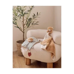 Noukie's                    Doudou en Veloudoux Fluffy F&O    Beige Ecru Cow            XXL
