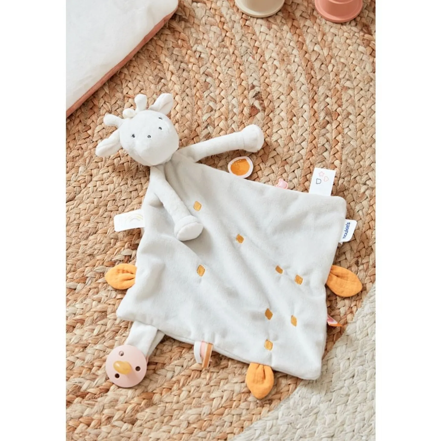Noukie's Doudou veloudoux Popsie Gigi Beige