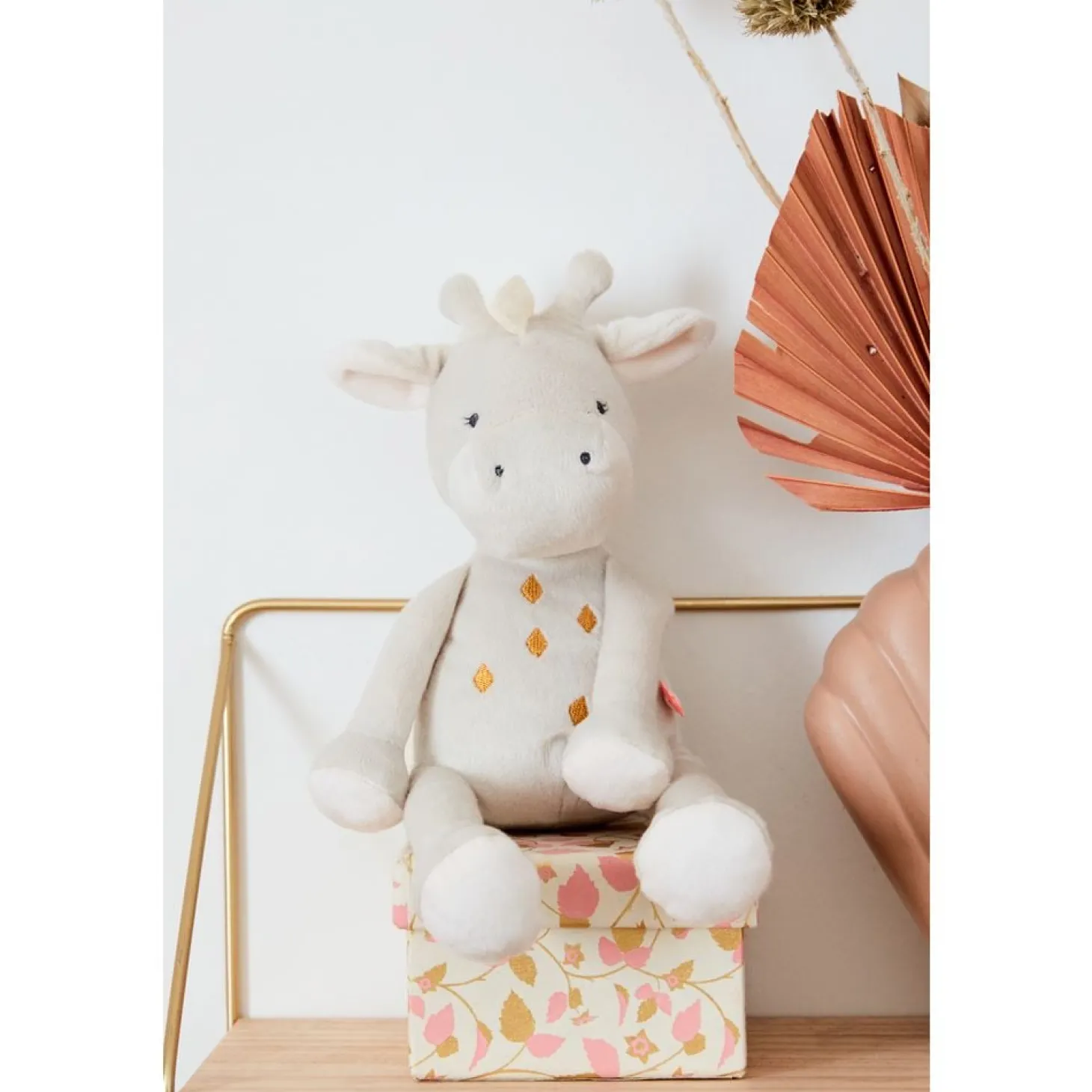Noukie's Gigi veloudoux Popsie Beige 25 cm