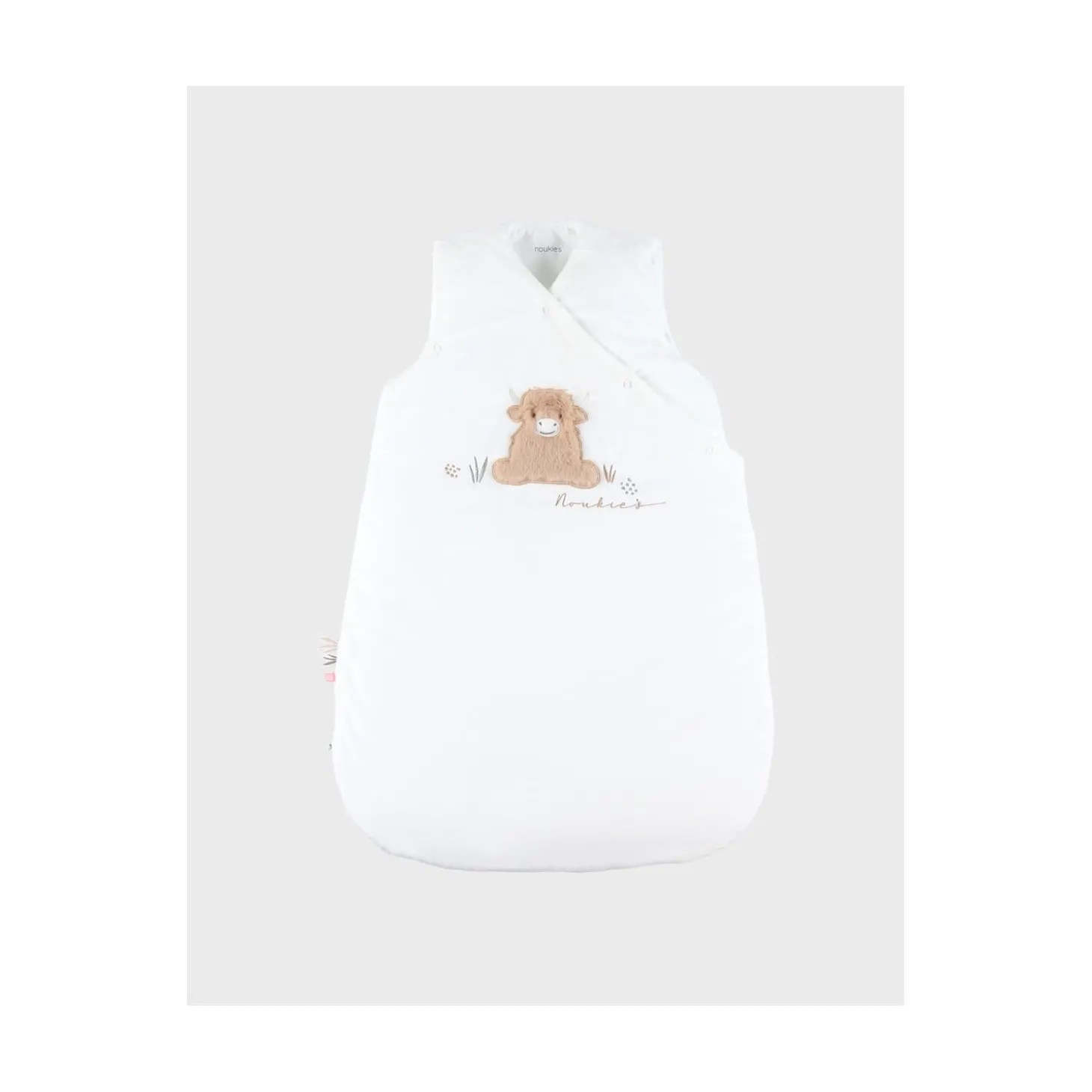 Noukie's Gigoteuse bag Veloudoux Fluffy F&O Ecru 70 cm