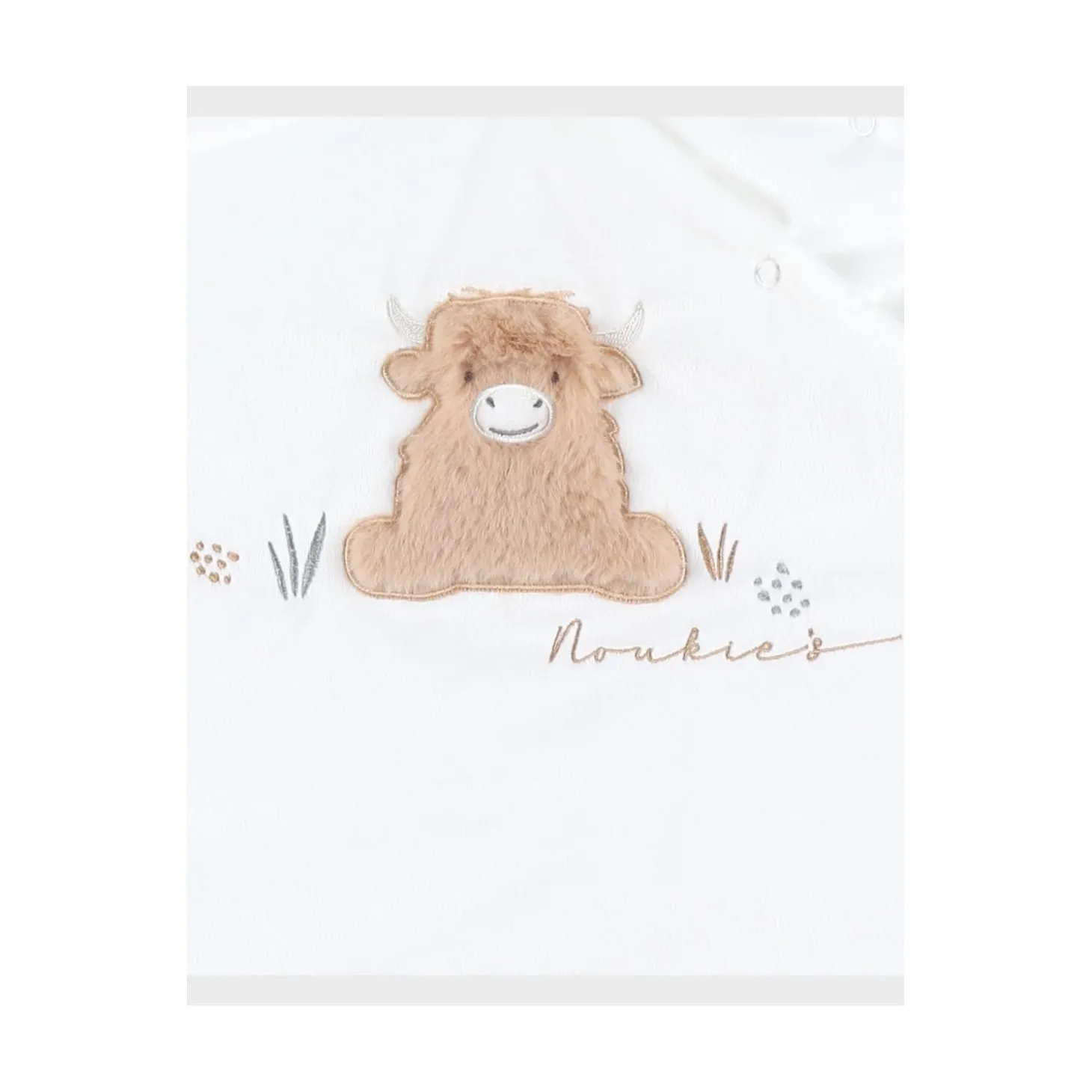 Noukie's Gigoteuse bag Veloudoux Fluffy F&O Ecru 70 cm