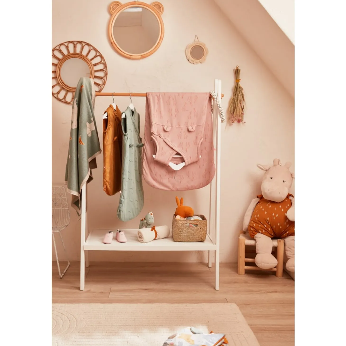 Noukie's Gigoteuse Mix & Match Jersey Bio Rose 6-36 mois