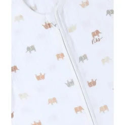 Noukie's                    Gigoteuse mousseline M&m25    Elephants Blanc            100 cm