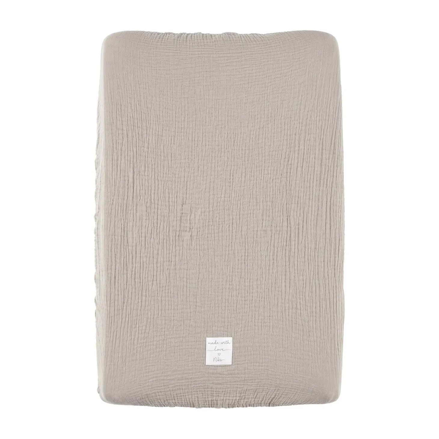 Noukie's Housse de matelas à langer Coton Bio Bleu 45x67 cm