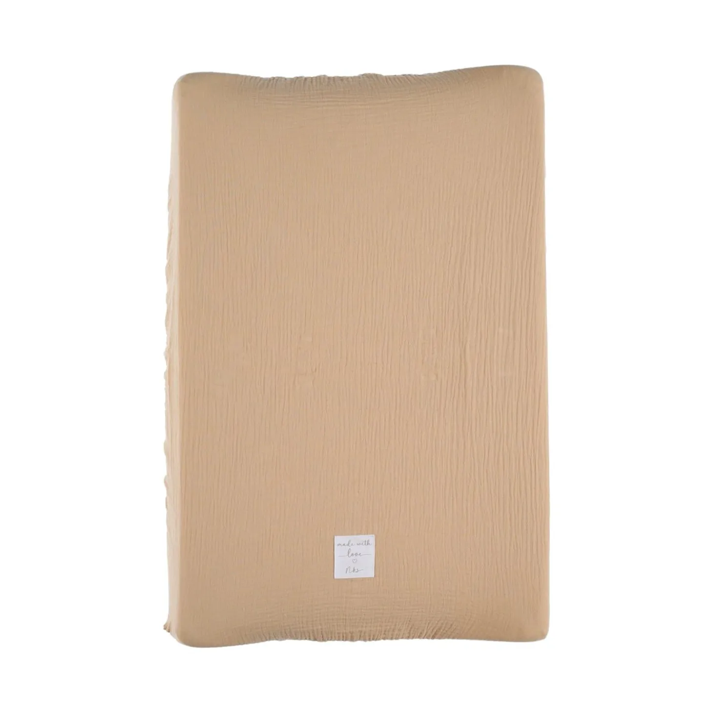 Noukie's Housse de matelas à langer Coton Bio Jaune 45x67 cm
