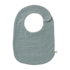 Noukie's Lot de 3 bavoirs Coton Bio Plumes de lune Beige