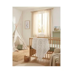 Noukie's                    Lot de 2 langes Coton Bio R&L    Beige