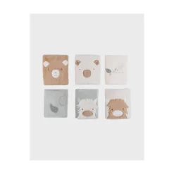 Noukie's Lot de 6 protèges barreaux pour lit et parc F&O Multicolore