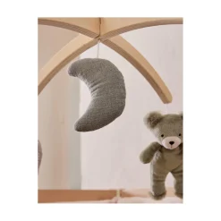 Noukie's Mobile musical avec bras en bois Orso & Fluffy F&O Multicolore