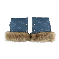 Noukie's                    Moufles poussette Mix and Match    Bleu