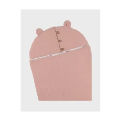 Noukie's                    Nid d'ange Mousseline bio Rose VF    Ecru / Rose